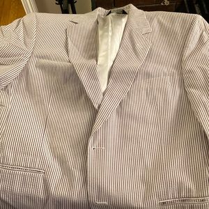 Men's Seersucker Suit Size Medium Regular Fit